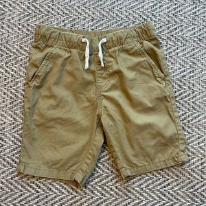 H&M boys size 5T khaki elastic waist shorts